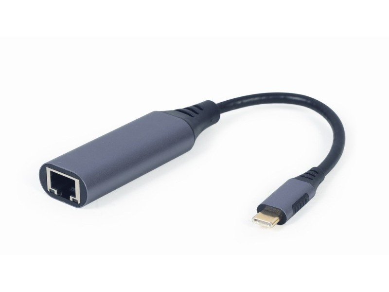 Gembird A-USB3C-LAN-01 notebook dock/port replicator USB 3.2 Gen 1 (3.1 Gen 1) Type-C Black, Grey A-USB3C-LAN-01 – GEMBIRD Адаптери