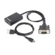 Gembird A-VGA-HDMI-01 video cable adapter 0.15 m HDMI Type A (Standard) VGA (D-Sub) Black A-VGA-HDMI-01 – GEMBIRD Адаптери