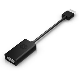 HP HDMI to VGA Cable Adapter VGA (D-Sub) HDMI Type A (Standard) Black