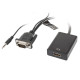 Lanberg AD-0021-BK video cable adapter 0.2 m HDMI Type A (Standard) VGA (D-Sub) Black Lanberg AD-0021-BK video cable adapter 0.2 m HDMI Type A (Standard) VGA (D-Sub) Black