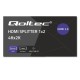 Qoltec 51797 Active HDMI Splitter 2 x HDMI 4K x 2K | 6Gb/s | 60Hz 51797 – Qoltec Адаптери