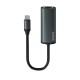 SAVIO Adapter USB-C 3.1 Gen.1 (M) to RJ-45 Gigabit Ethernet (F), 1000 Mbps, AK-56, grey AK-56 – SAVIO Адаптери