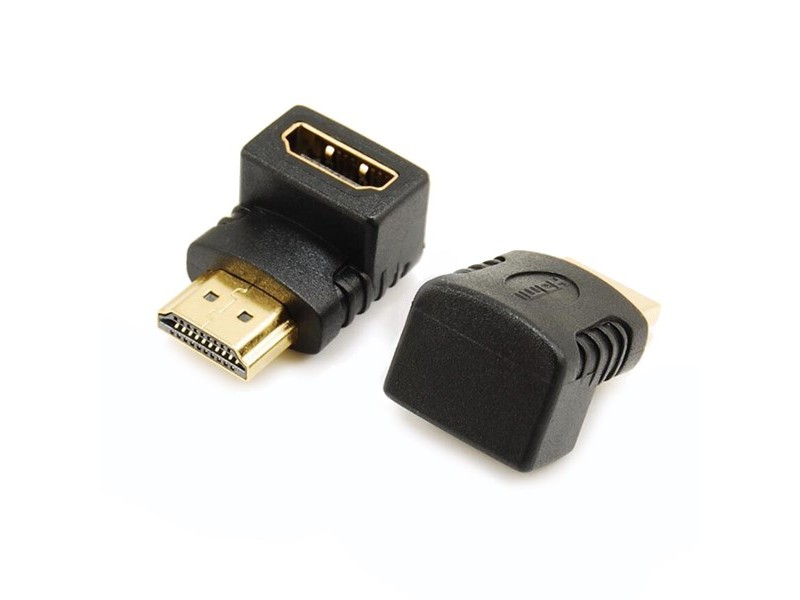 SAVIO HDMI (F) – HDMI (M) Adapter, 90 ° angled CL-112 HDMI (M) to HDMI (F) Adapter - Male to Female - Blister Packaging CL-112 – SAVIO Адаптери