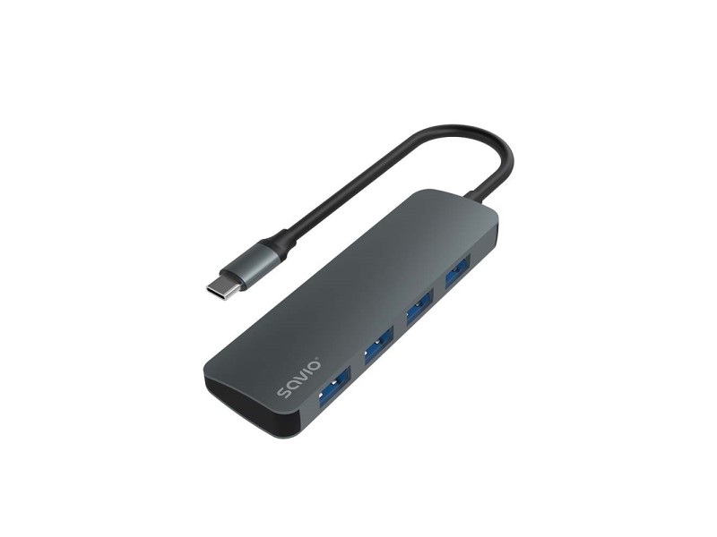 SAVIO Hub USB-C - 4 x USB-A, AK-54 AK-54 – SAVIO Адаптери