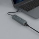 Savio AK-57 USB-A - 3 x USB-A HUB with RJ-45 Gigabit Ethernet adapter 5000 Mbit/s grey USB 3.2 Gen 1 (3.1 Gen 1) Micro-B 5000 Mbit/s AK-58 – SAVIO Адаптери