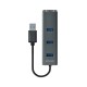 Savio AK-57 USB-A - 3 x USB-A HUB with RJ-45 Gigabit Ethernet adapter 5000 Mbit/s grey USB 3.2 Gen 1 (3.1 Gen 1) Micro-B 5000 Mbit/s AK-58 – SAVIO Адаптери