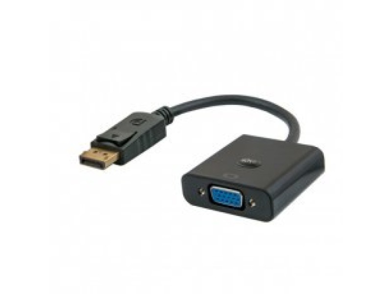 Savio CL-90 video cable adapter 0.2 m DisplayPort VGA (D-Sub) Black CL-90 – SAVIO Адаптери