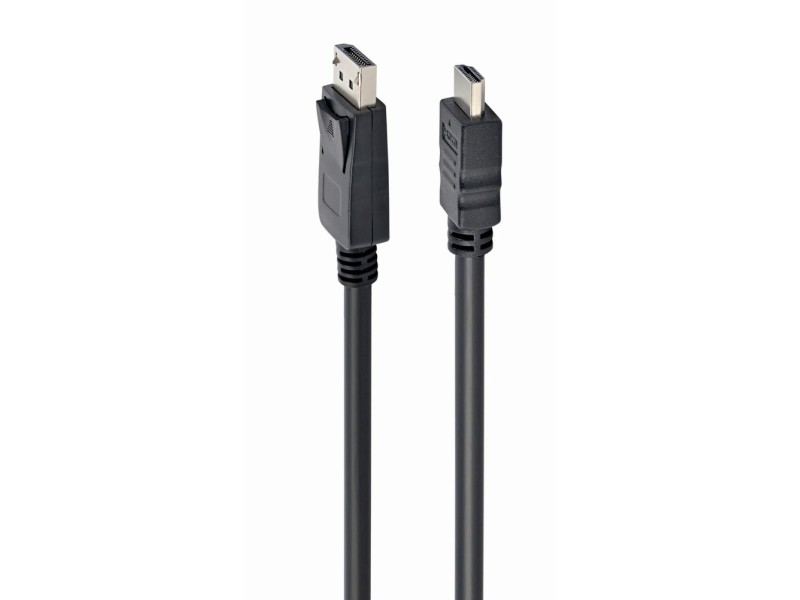 Gembird CC-DP-HDMI-3M DisplayPort to HDMI cable (not bi-directional), 3m, black CC-DP-HDMI-3M – GEMBIRD HDMI кабели