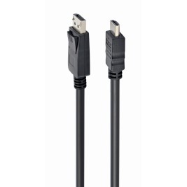 Gembird CC-DP-HDMI-5M DisplayPort to HDMI cable, 5m, black