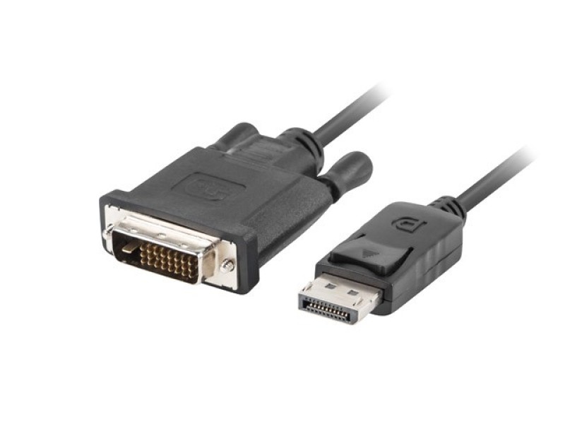 Lanberg CA-DPDV-10CU-0010-BK video cable adapter 1 m DisplayPort DVI-D Black CA-DPDV-10CU-0010-BK – Lanberg  HDMI кабели