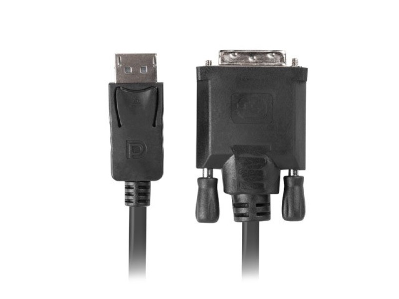 Lanberg CA-DPDV-10CU-0010-BK video cable adapter 1 m DisplayPort DVI-D Black CA-DPDV-10CU-0010-BK – Lanberg  HDMI кабели