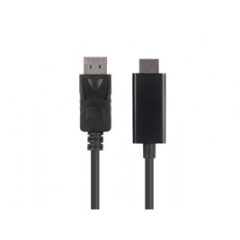 Lanberg CA-DPHD-11CC-0010-BK cable gender changer DisplayPort HDMI Black