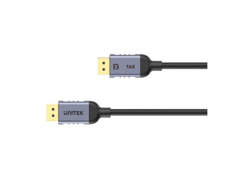 UNITEK C1628GY01-1M DisplayPort cable Black, Grey C1628GY01-1M – UNITEK HDMI кабели