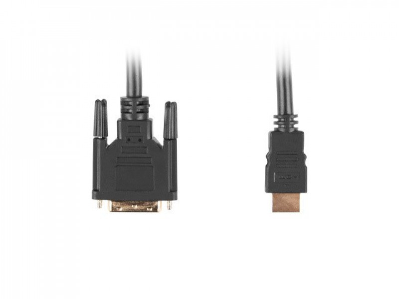 Lanberg CA-HDDV-10CC-0018-BK video cable adapter 1.8 m HDMI Type A (Standard) DVI-D Black Lanberg CA-HDDV-10CC-0018-BK video cable adapter 1.8 m HDMI Type A (Standard) DVI-D Black