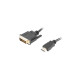 Lanberg CA-HDDV-20CU-0018-BK video cable adapter 1.8 m HDMI Type A (Standard) DVI-D Black Lanberg CA-HDDV-20CU-0018-BK video cable adapter 1.8 m HDMI Type A (Standard) DVI-D Black