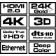 SAVIO HDMI (M) Cable, 20m, black, gold tips, v1.4 high speed, ethernet/3D CL-75 cl-75 – SAVIO HDMI кабели