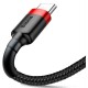 Baseus Cafule USB cable 2 m USB A USB C Black, Red CATKLF-C91 – Baseus Кабели, адаптери, хъбове