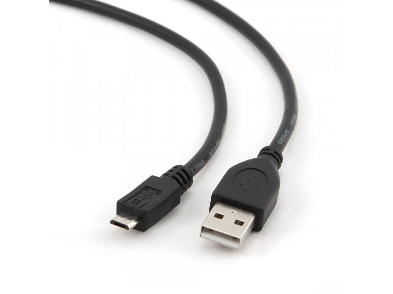 Gembird CCP-MUSB2-AMBM-1M USB cable USB 2.0 Micro-USB B USB A Black Gembird CCP-MUSB2-AMBM-1M USB cable USB 2.0 Micro-USB B USB A Black