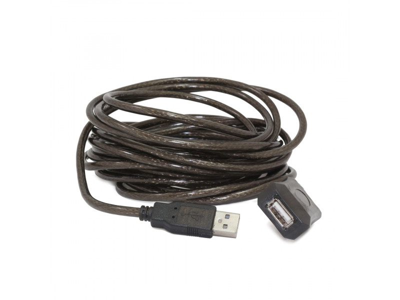 Gembird USB A/USB A M/F 10m USB cable USB 2.0 Black