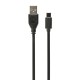 Gembird USB-A/USB-C, 1m USB cable USB 2.0 USB A USB C Black CCP-USB2-AMCM-1M – GEMBIRD Кабели, адаптери, хъбове