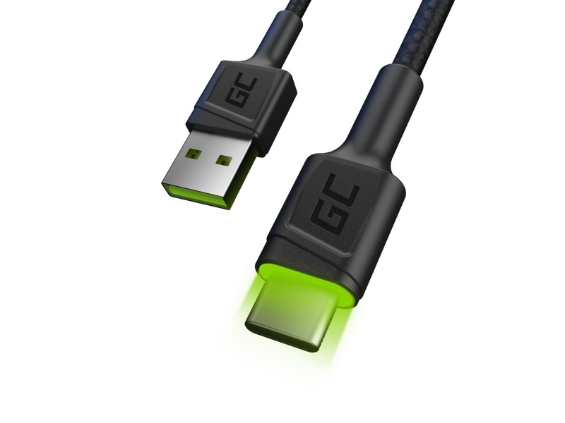 Green Cell KABGC13 USB cable USB 2.0 2 m USB A USB C Black KABGC13 – Green Cell Кабели, адаптери, хъбове