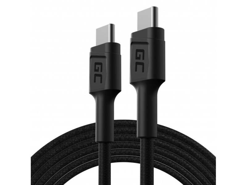 Green Cell KABGC29 USB cable USB 2.0 2 m USB C Black KABGC29 – Green Cell Кабели, адаптери, хъбове