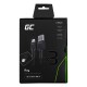 Green Cell Set 3x Ray Lightning Cable 30cm, 120cm, 200cm with white LED backlight, fast charging Apple 2.4A KABGCSET04 – Green Cell Кабели, адаптери, хъбове