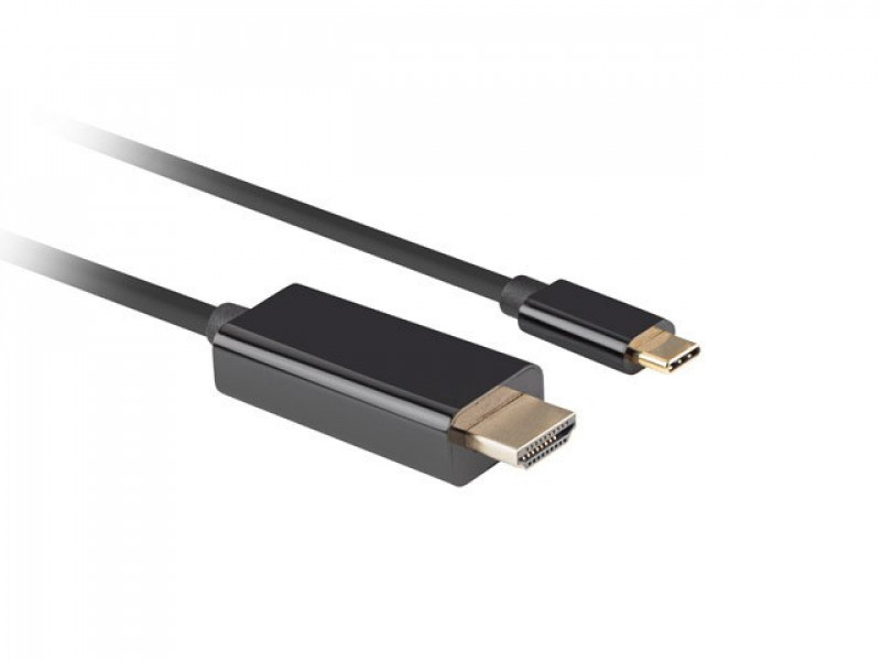 LANBERG CABLE USB-C(M)->HDMI(M) 3M 4K 60HZ BLACK LANBERG CABLE USB-C(M)->HDMI(M) 3M 4K 60HZ BLACK