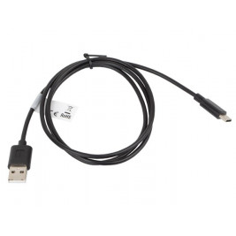 LANBERG USB КАБЕЛ 2.0 TYPE-C(M)-AM 1M, ЧЕРЕН