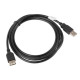 LANBERG USB EXTENSION CABLE 2.0 AM-AF 1.8M (BLACK) CA-USBE-10CC-0018-BK LANBERG USB EXTENSION CABLE 2.0 AM-AF 1.8M (BLACK) CA-USBE-10CC-0018-BK