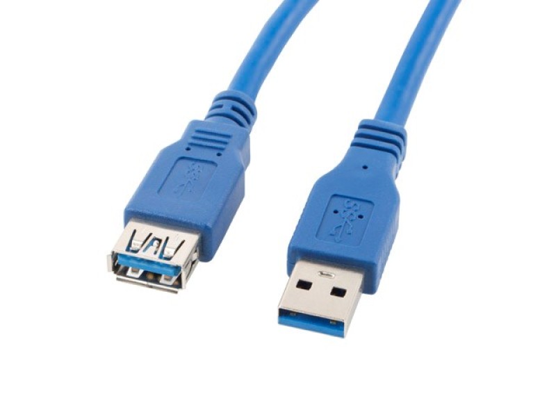 Lanberg CA-US3E-10CC-0018-B USB cable 1.8 m USB 3.0 USB A blue CA-US3E-10CC-0018-B – Lanberg  Кабели, адаптери, хъбове