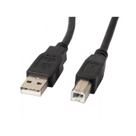 Lanberg CA-USBA-11CC-0010-BK USB кабел 1 m 2.0 USB B Black