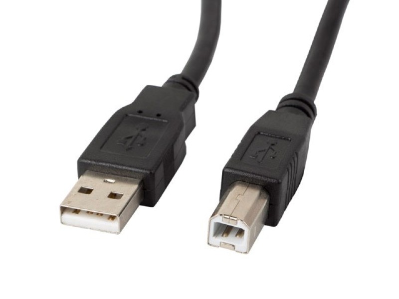 Lanberg CA-USBA-11CC-0010-BK USB cable 1 m 2.0 USB B Black CA-USBA-11CC-0010-BK – Lanberg  Кабели, адаптери, хъбове