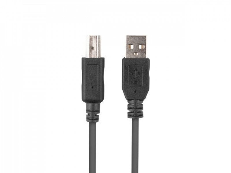 Lanberg CA-USBA-15CU-0010-BK kabel USB 1m 2.0 USB A->USB-B Black Lanberg CA-USBA-15CU-0010-BK kabel USB 1m 2.0 USB A->USB-B Black