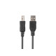 Lanberg CA-USBA-15CU-0010-BK kabel USB 1m 2.0 USB A->USB-B Black Lanberg CA-USBA-15CU-0010-BK kabel USB 1m 2.0 USB A->USB-B Black