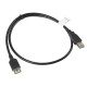 Lanberg CA-USBE-10CC-0007-BK USB cable 0.7 m USB 2.0 USB A Black Lanberg CA-USBE-10CC-0007-BK USB cable 0.7 m USB 2.0 USB A Black