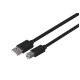 UNITEK Y-C420GBK USB cable USB 2.0 3 m USB A USB B Black Y-C420GBK – UNITEK Кабели, адаптери, хъбове