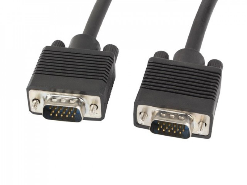 Lanberg CA-VGAC-10CC-0030-B VGA cable 3 m VGA (D-Sub) Black Lanberg CA-VGAC-10CC-0030-B VGA cable 3 m VGA (D-Sub) Black
