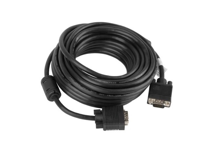 Lanberg CA-VGAC-10CC-0100-B VGA cable 10 m VGA (D-Sub) Black CA-VGAC-10CC-0100-B – Lanberg  VGA кабели