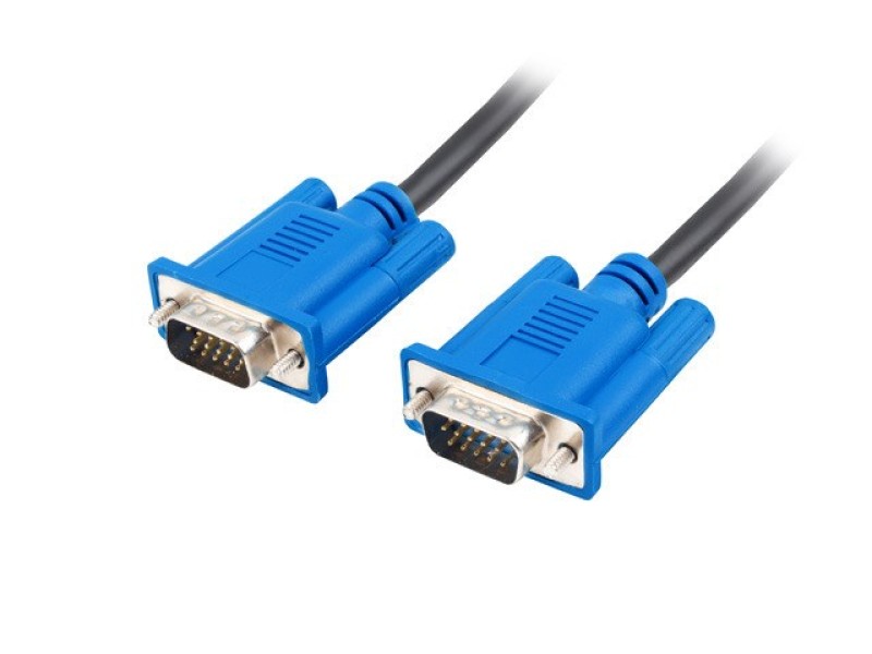 Lanberg CA-VGAC-10CU-0050-BK VGA cable 5 m VGA 15pin Black CA-VGAC-10CU-0050-BK – Lanberg  VGA кабели
