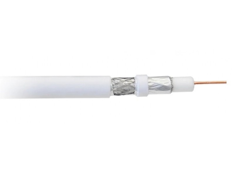 Libox Kabel koncentryczny PCC80 100m coaxial cable RG-6/U White PCC80 – Libox Кабели и адаптери