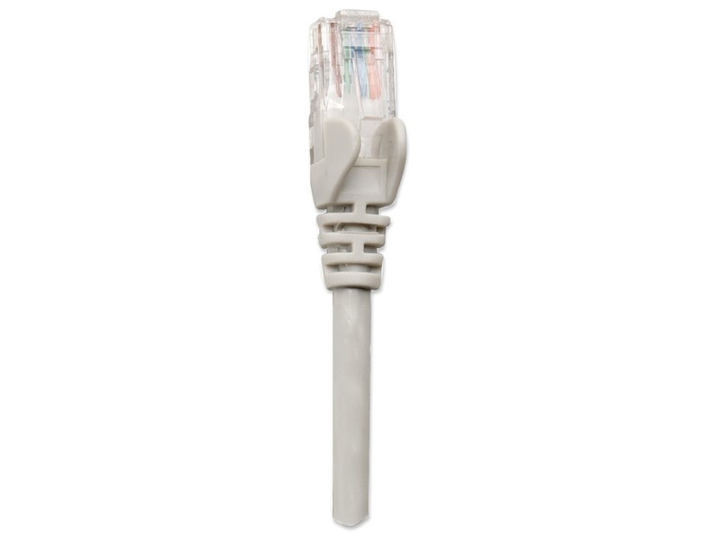 Intellinet Network Patch Cable, Cat5e, 3m, Grey, CCA, U/UTP, PVC, RJ45, Gold Plated Contacts, Snagless, Booted, Lifetime Warranty, Polybag 319768 – Intellinet Пач кабели
