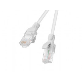 LANBERG PATCHCORD RJ45, CAT. 5E, UTP, 1M, СИВ