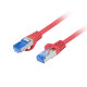 LANBERG PATCHCORD S/FTP CAT.6A 0.5M RED LSZH LANBERG PATCHCORD S/FTP CAT.6A 0.5M RED LSZH