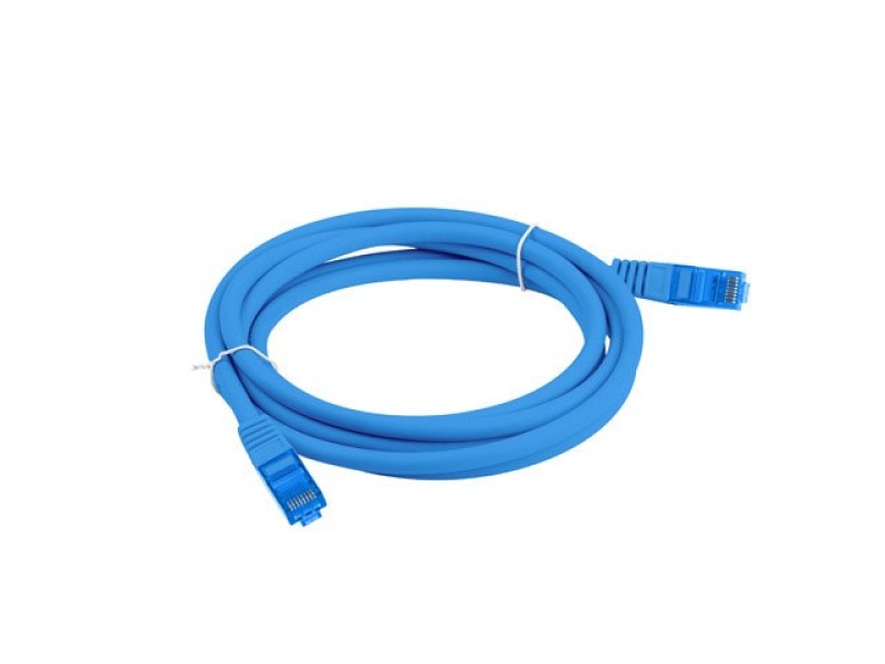 LANBERG PATCHCORD S/FTP CAT.6A 1M BLUE LSZH PCF6A-10CC-0100-B – Lanberg  Пач кабели