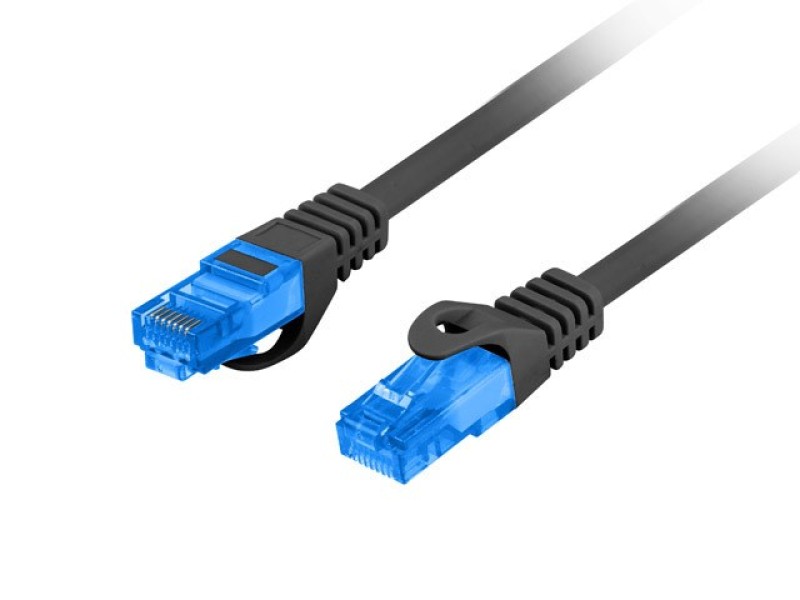 LANBERG PATCHCORD S/FTP CAT.6A 5M BLACK LSZH PCF6A-10CC-0500-BK – Lanberg  Пач кабели