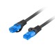 LANBERG PATCHCORD S/FTP CAT.6A 5M BLACK LSZH PCF6A-10CC-0500-BK – Lanberg  Пач кабели