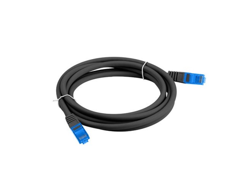 LANBERG PATCHCORD S/FTP CAT.6A 5M BLACK LSZH PCF6A-10CC-0500-BK – Lanberg  Пач кабели
