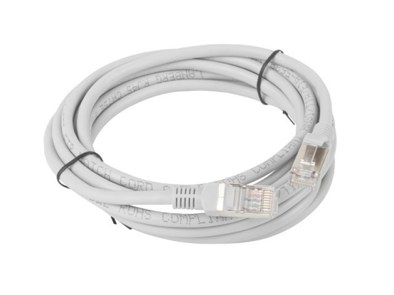 Lanberg PCF5-10CC-0300-S networking cable Grey 3 m Cat5e F/UTP (FTP) PCF5-10CC-0300-S – Lanberg  Пач кабели