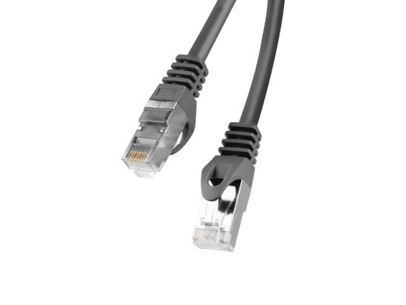 Lanberg PCF6-10CC-0500-BK networking cable Black 5 m Cat6 F/UTP (FTP) PCF6-10CC-0500-BK – Lanberg  Пач кабели